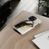 Badger on a Yellow Background - Impact Resistant Phone Case
